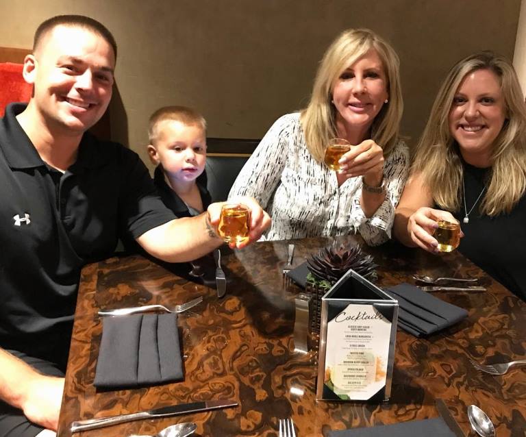 Vicki Gunvalson family Briana and Ryan Culberson 2017