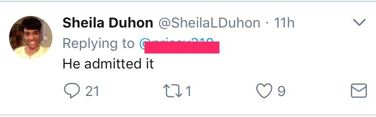 Sheila tweet