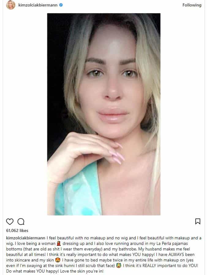 kim zolciak without wig on dont be tardy for the wedding