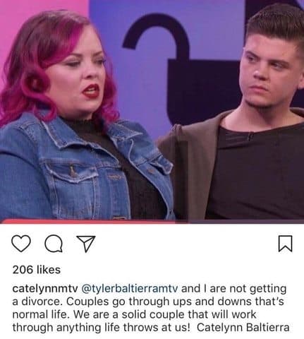 Catelynn defends marriage