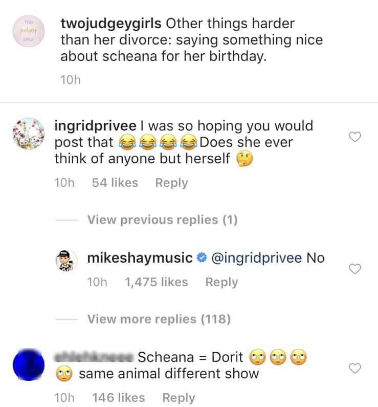 Mike Shay Disses Scheana Marie On Instagram
