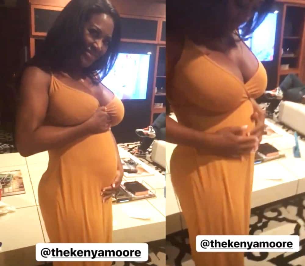Kenya Moore Baby Bump