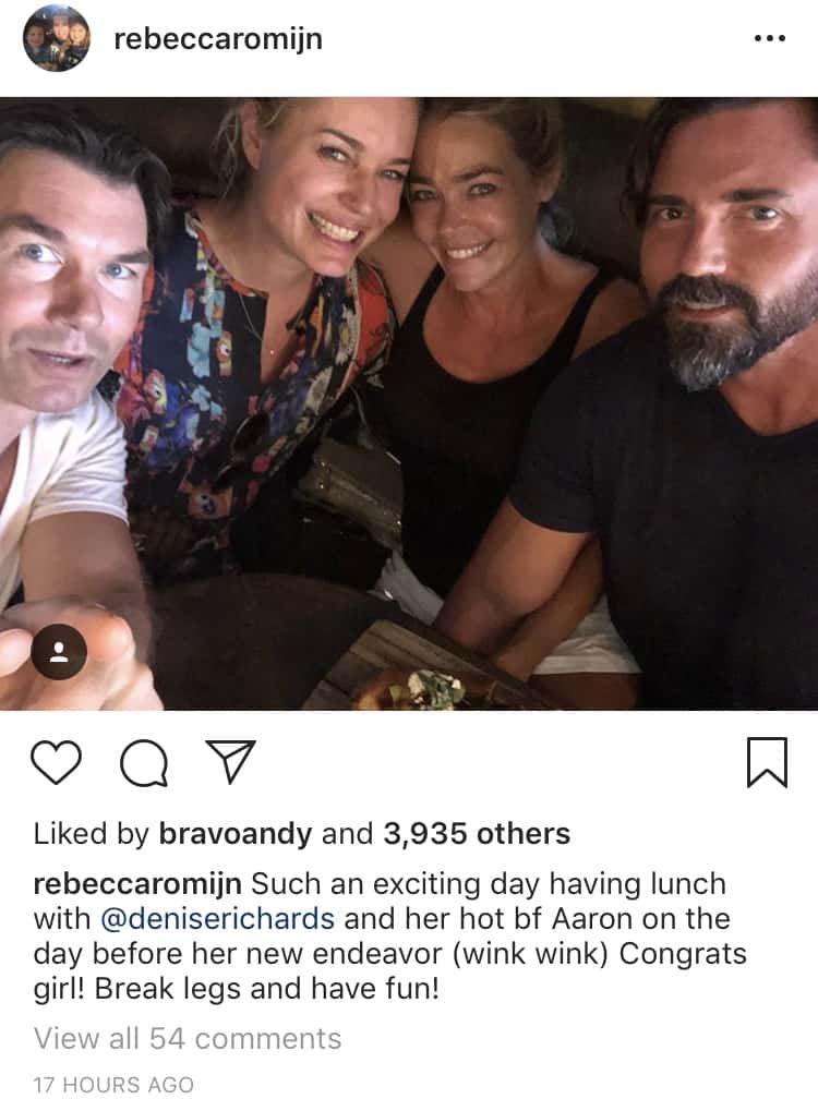Rebecca Romijn confirms Denise joining RHOBH