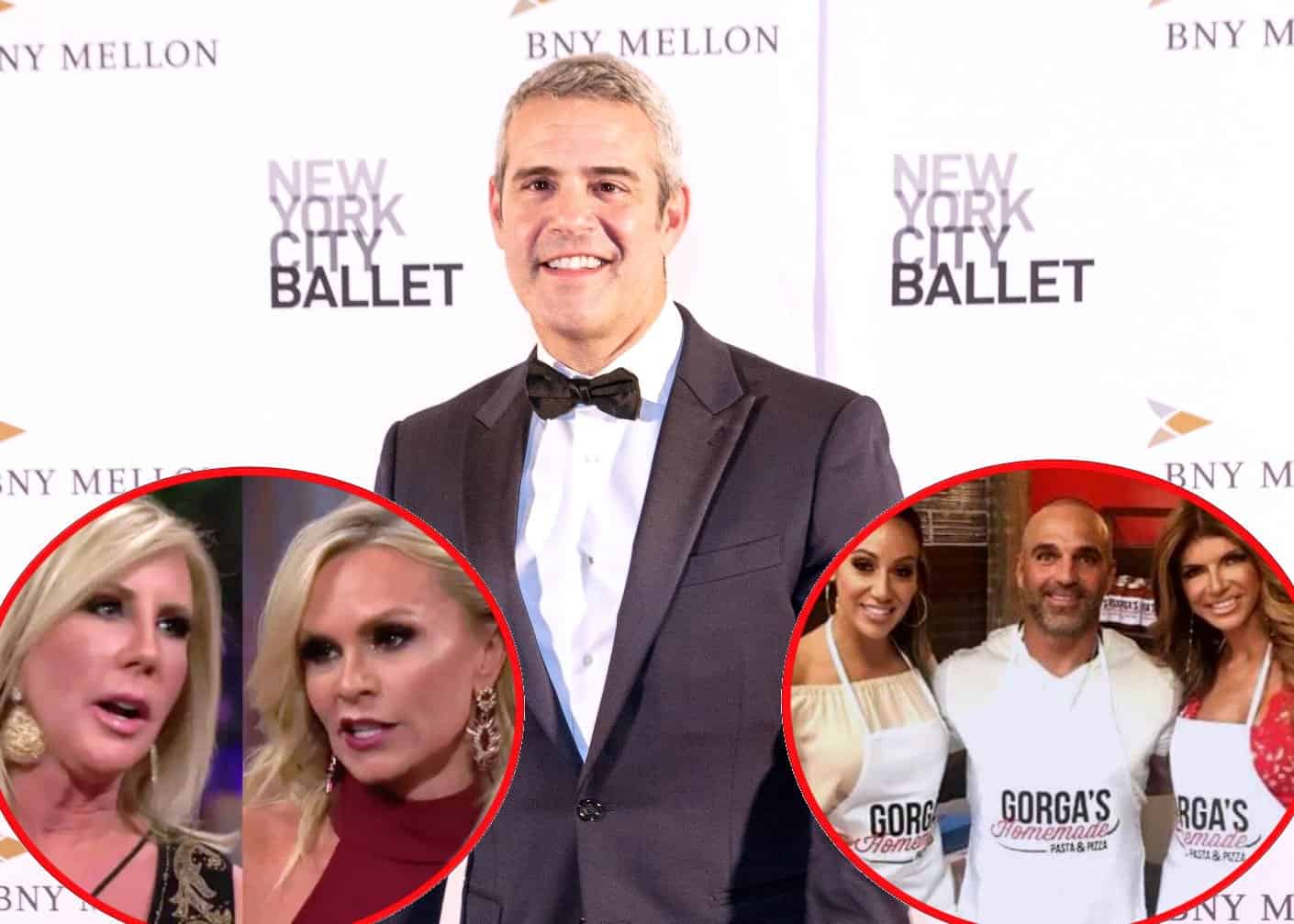 Andy Cohen Picks a Side in Vicki Gunvalson & Tamra Judge's RHOC Feud plus Teresa Giudice Family Drama