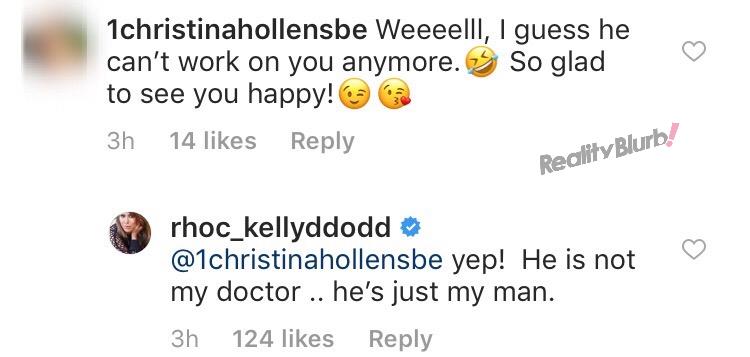 Kelly says new boyfriend is not her doctor