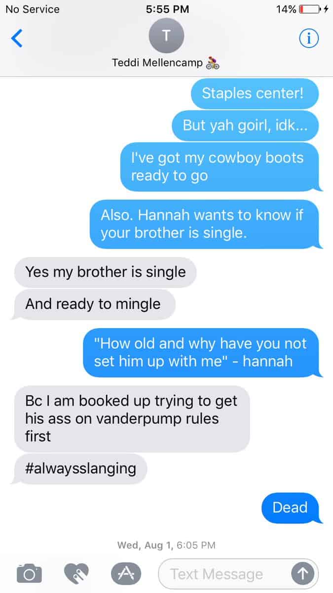 John Blizzard releases text messages with Teddi Mellencamp