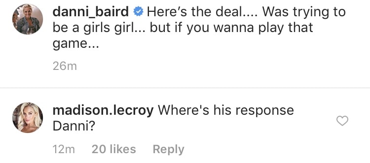 Southern Charm Madison LeCroy Responds To Danni Baird Leaking Text
