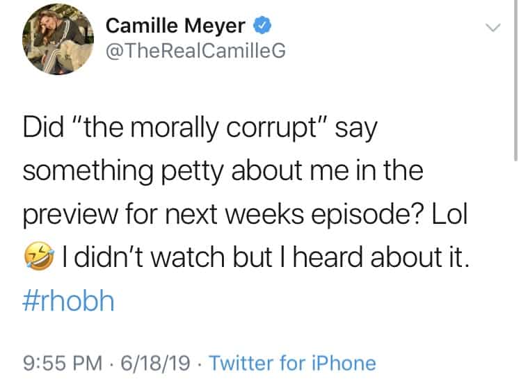 Camille Grammer slams Faye Resnick on Twitter
