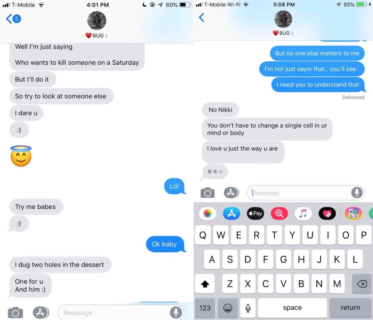 Double Shot at Love Pauly and Nikki Text Messages