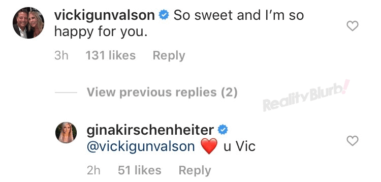 RHOC's Vicki Gunvalson comments on Gina and Matt post