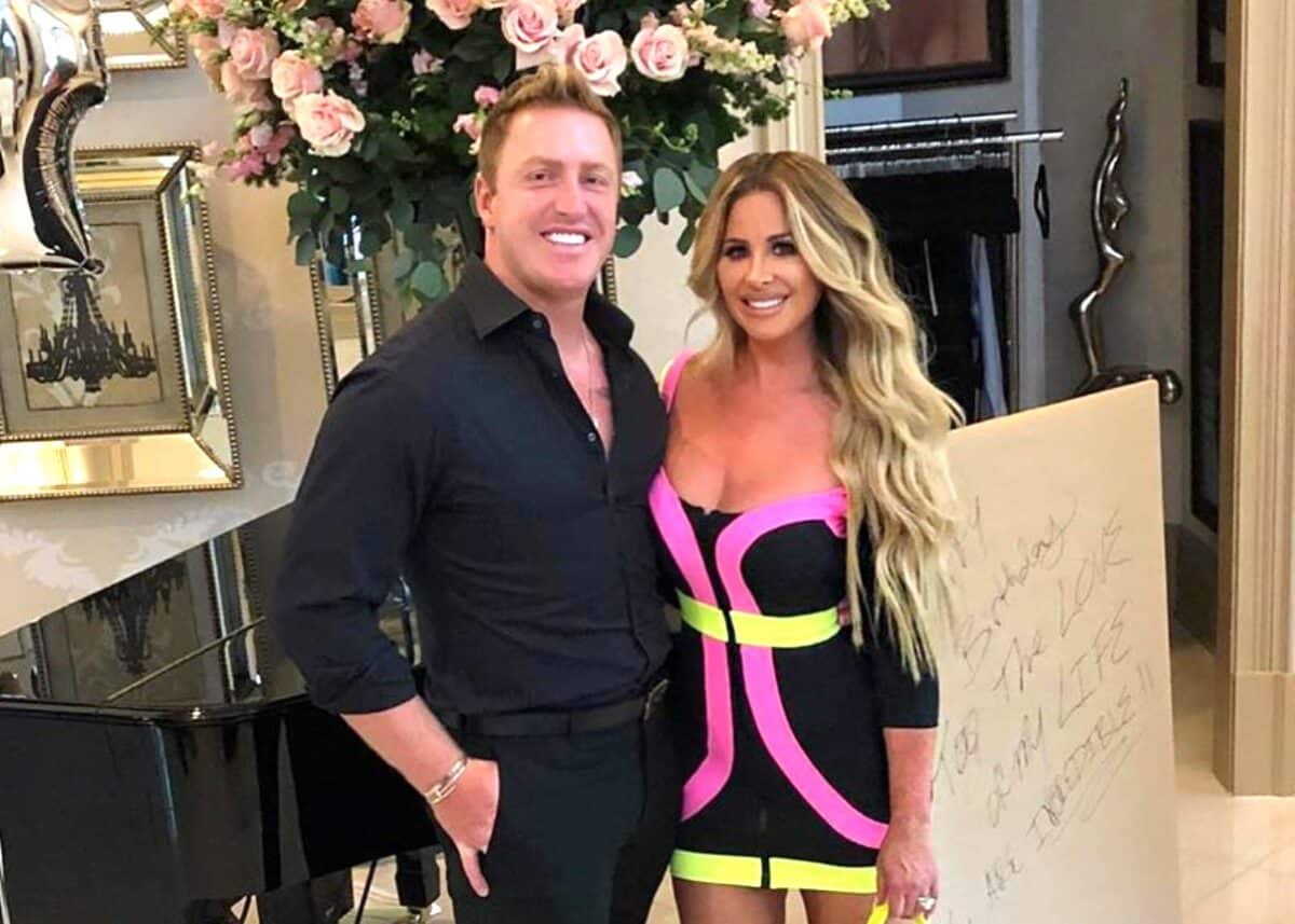 PHOTOS: Don't Be Tardy's Kim Zolciak Shows Off Her Backside in a Colorful Thong Bikini, Plus She Reveals the Secret to Her Happy Marriage With Husband Kroy Biermann