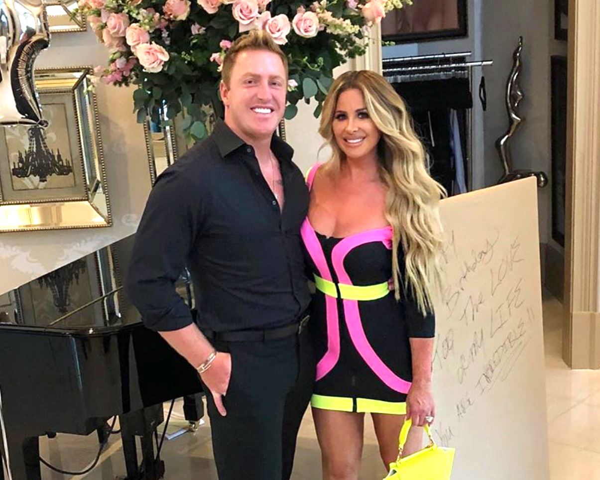 PHOTOS: Don't Be Tardy's Kim Zolciak Shows Off Her Backside in a Colorful Thong Bikini, Plus She Reveals the Secret to Her Happy Marriage With Husband Kroy Biermann