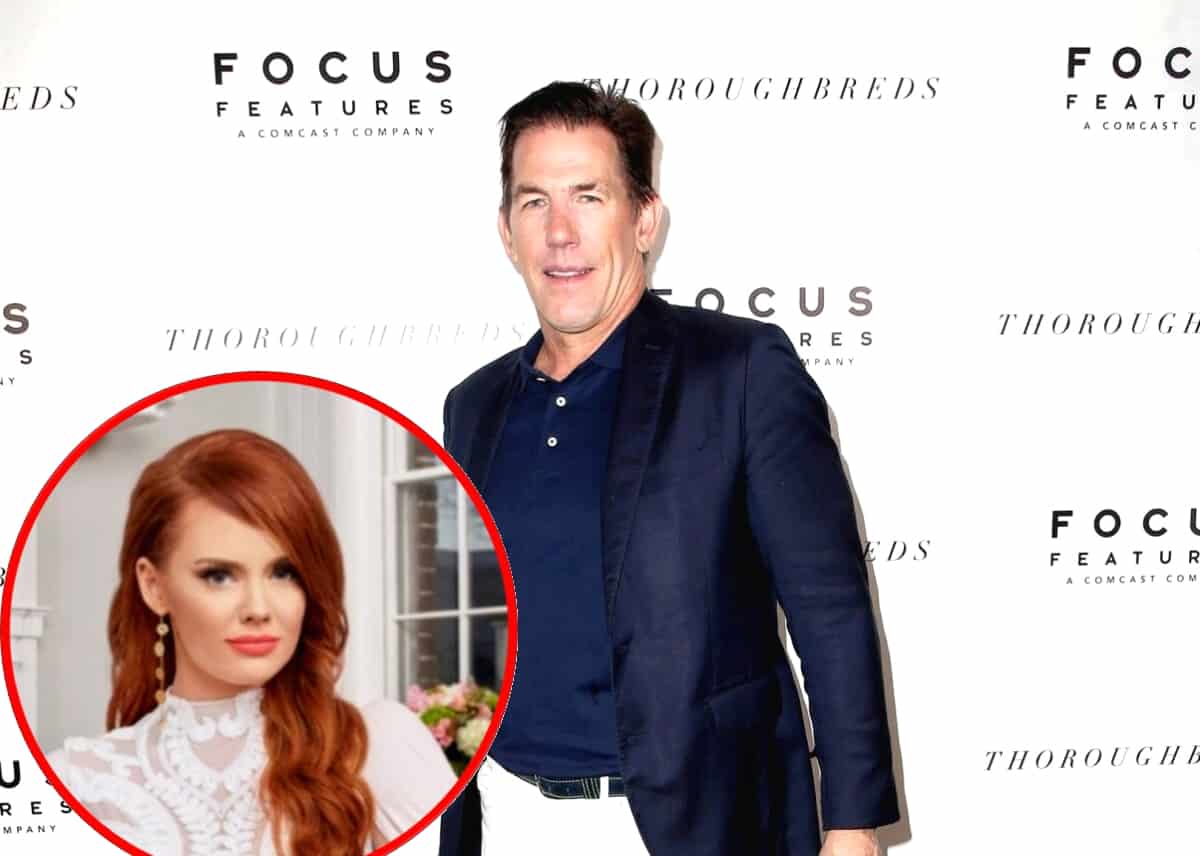 Southern Charm's Thomas Ravenel Claims Kathryn is Choosing Drugs Over Kids, Hasn't Seen Them for "[Six] Months" as Fans Slam Him for Rejoicing in Her Downfall