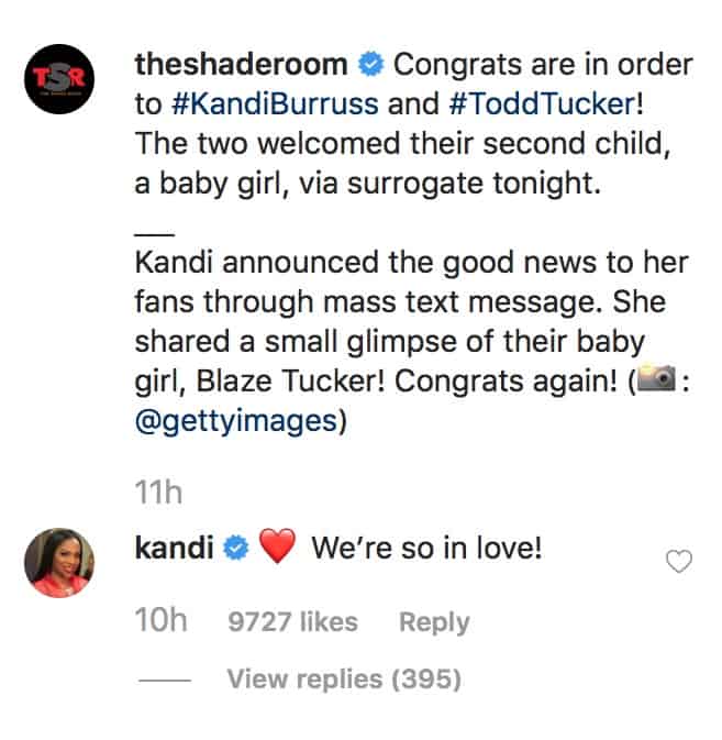 RHOA's Kandi Burruss Welcomes Baby No. 3 Via Surrogate
