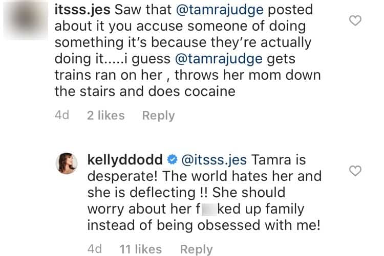 RHOC Kelly Dodd slams Tamra Judge and Her Family