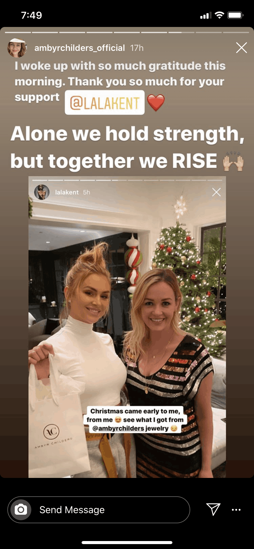 Ambyr Childers Thanks Vanderpump Rules Lala Kent for Support After Feud
