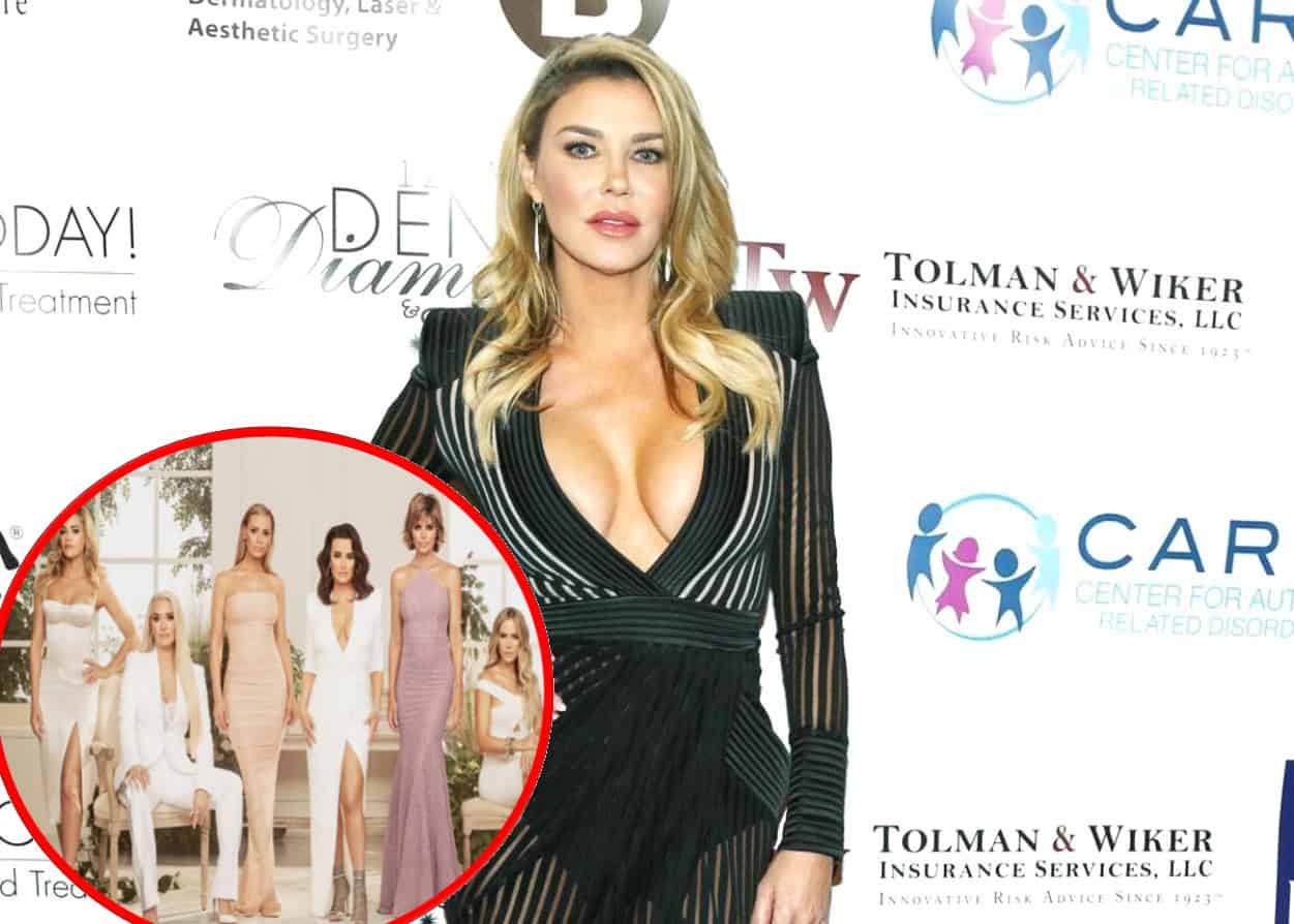 Brandi Glanville Reveals She Exposed a RHOBH Star's "Skeletons" During Filming and Nearly "Hit Someone," Plus She Opens Up About Her "Depression" and Dealing With Backlash