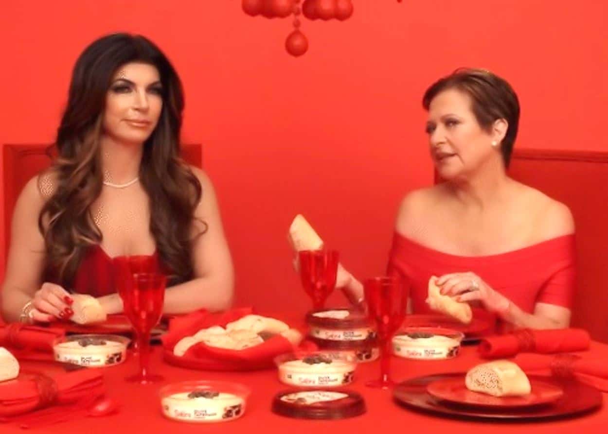 VIDEO: See RHONJ's Teresa Giudice and Caroline Manzo Super Bowl Ad Preview for Sabra Hummus, But Have They Reconciled?