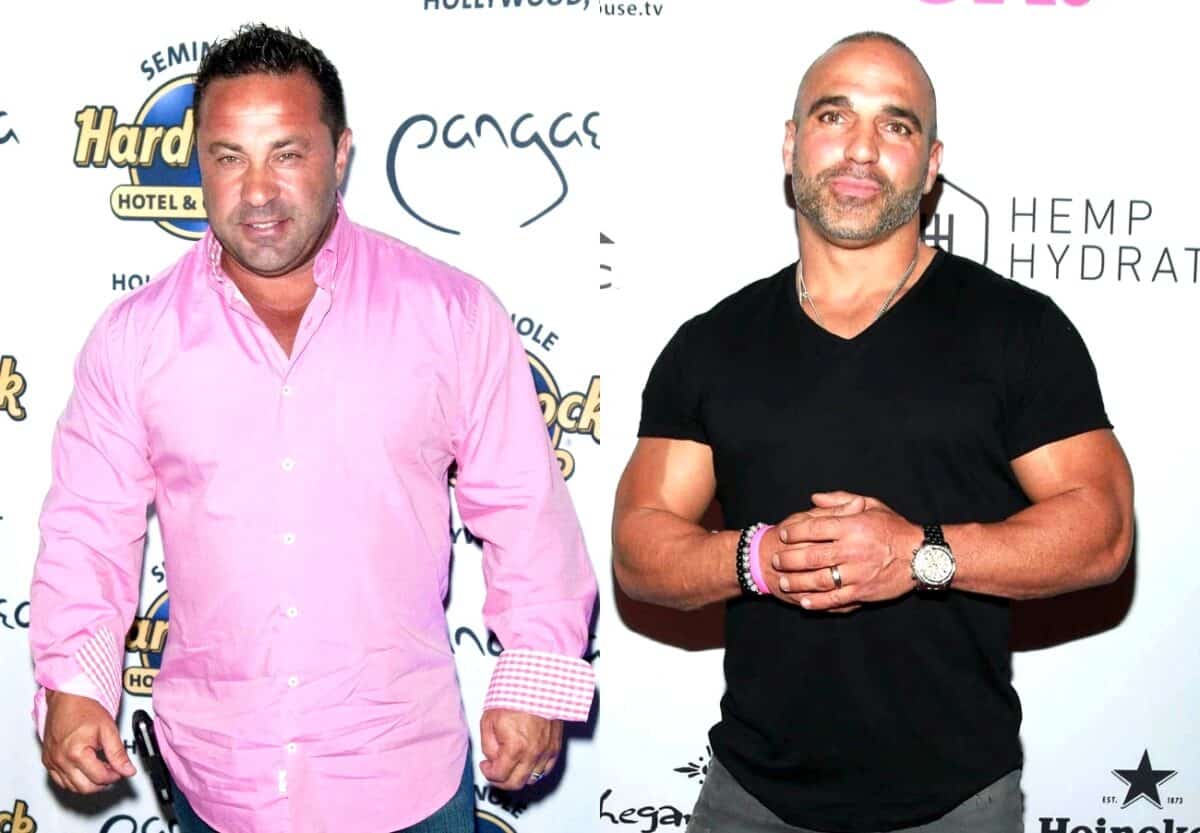 RHONJ's Joe Giudice Reacts After Joe Gorga Says He Doesn't Know How to Be a Man, Plus He Claims Beach Pics With Women Were Photoshopped
