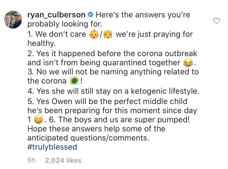 RHOC Ryan Culberson Answers Questions About Wife Briana's Pregnancy News