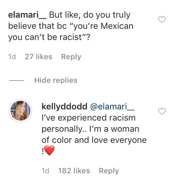 RHOC Kelly Dodd Says She's Experienced Racism as a Woman of Color
