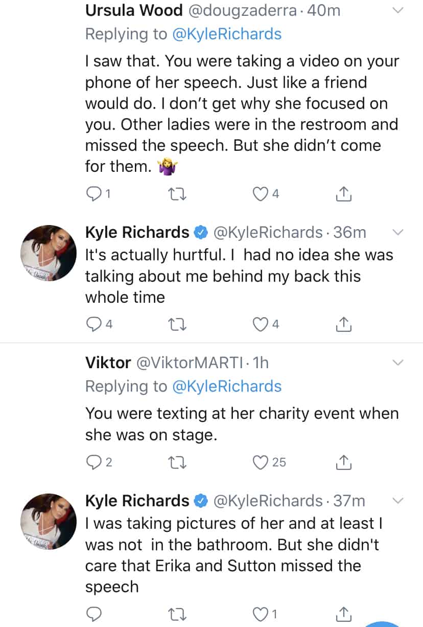 RHOBH Kyle Richards Didn't Know Garcelle Beauvais Was Talking About Her Behind Her Back