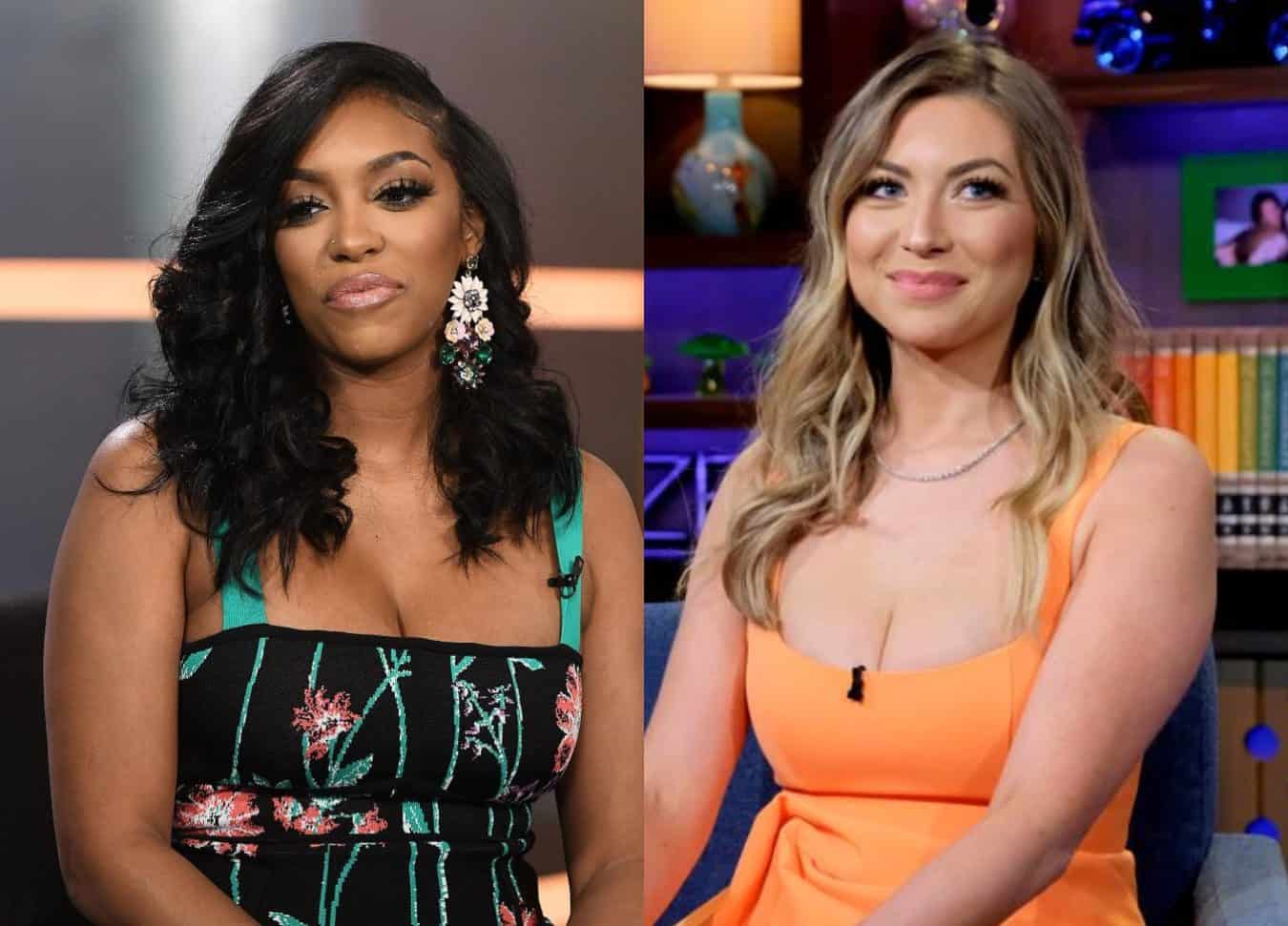 RHOA's Porsha Williams Reacts to Stassi Schroeder's Past "Nazi Chic" Photo as Vanderpump Rules Star is Dropped by Her Agency and Glamour Magazine Amid Racism Scandal
