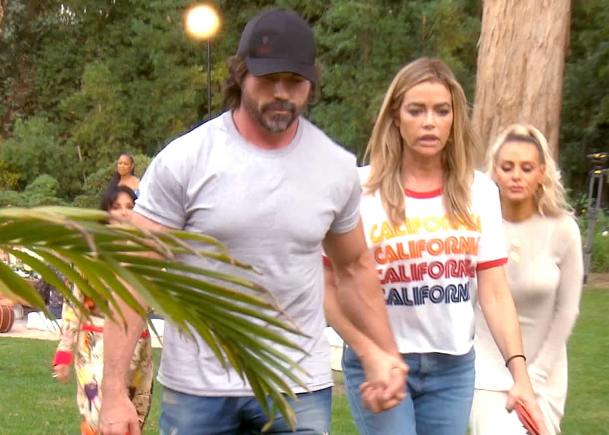 RHOBH Recap: Denise Storms Off After Being Mom-Shamed in Front of the Group as Aaron Gets Involved