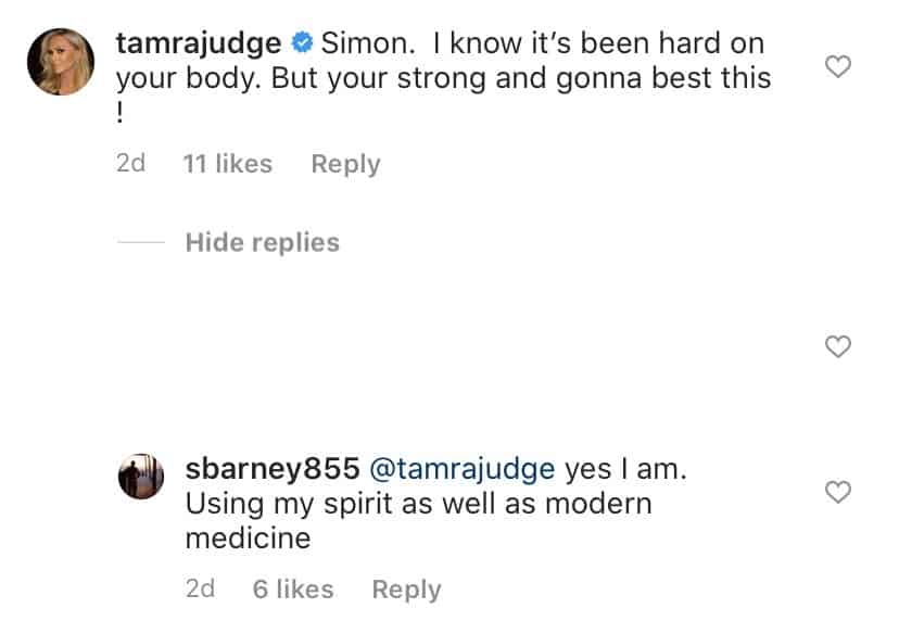 simon barney throat cancer 2021