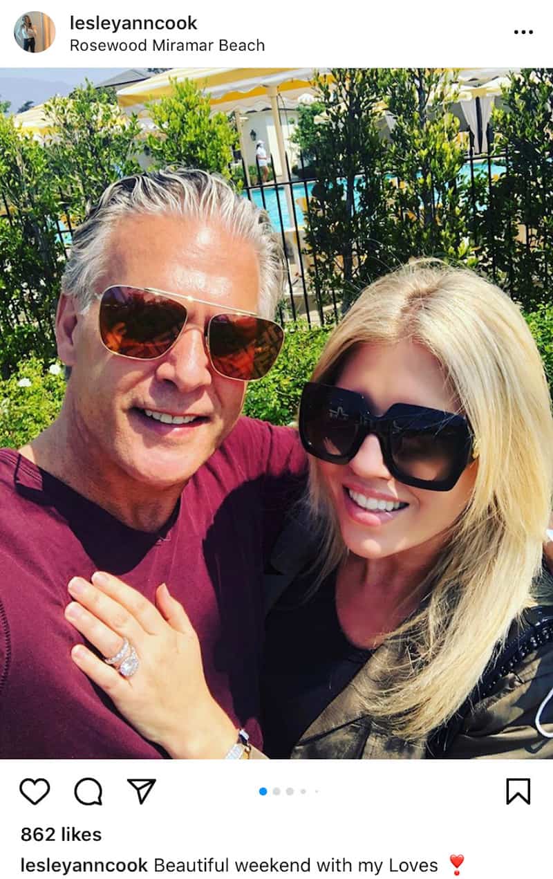 RHOC Alum David Beador Marries Pregnant Fiancee Lesley Cook, She Announces  New Name and Shares Wedding Band Pic