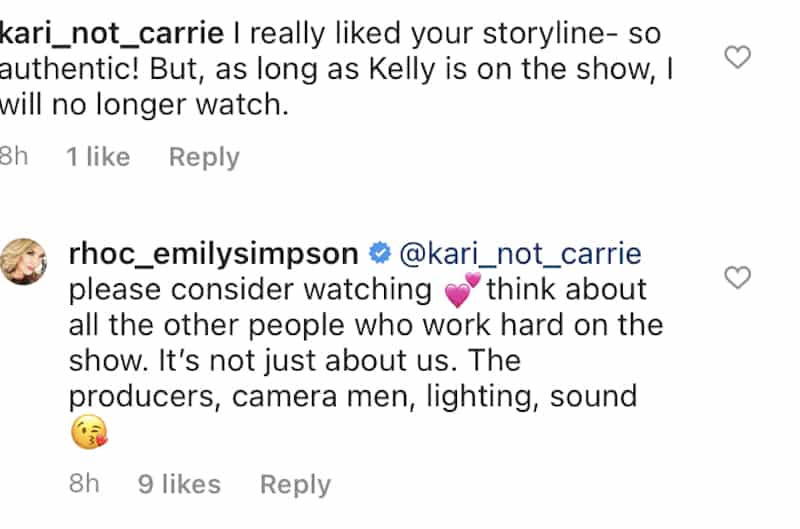 Emily Simpson React to RHOC Boycott Over Kelly Dodd