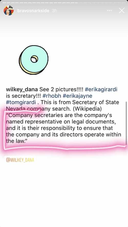 RHOBH Erika Jayne Served as Thomas Girardi's Secretary