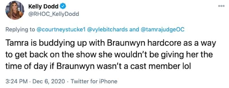 Kelly Dodd Accuses Tamra Judge of Plotting a RHOC Return