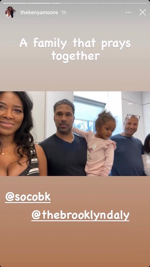 RHOA Kenya Moore Hints She and Marc Daly Are Back Together During Thanksgiving Celebration