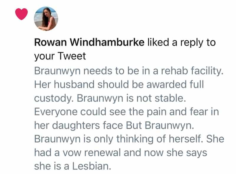 RHOC Rowan Windham-Burke Likes Tweet Dissing Her Mom as an Alcoholic and Lesbian