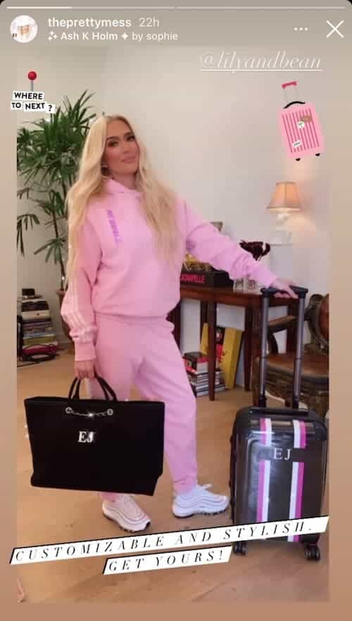 on X: Erika Jayne certainly has a nice Gucci bag to put her newly served  papers in.  / X