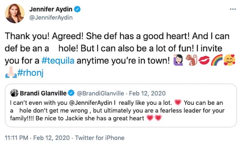 RHONJ Jennifer Aydin Finds a Friend in Brandi Glanville