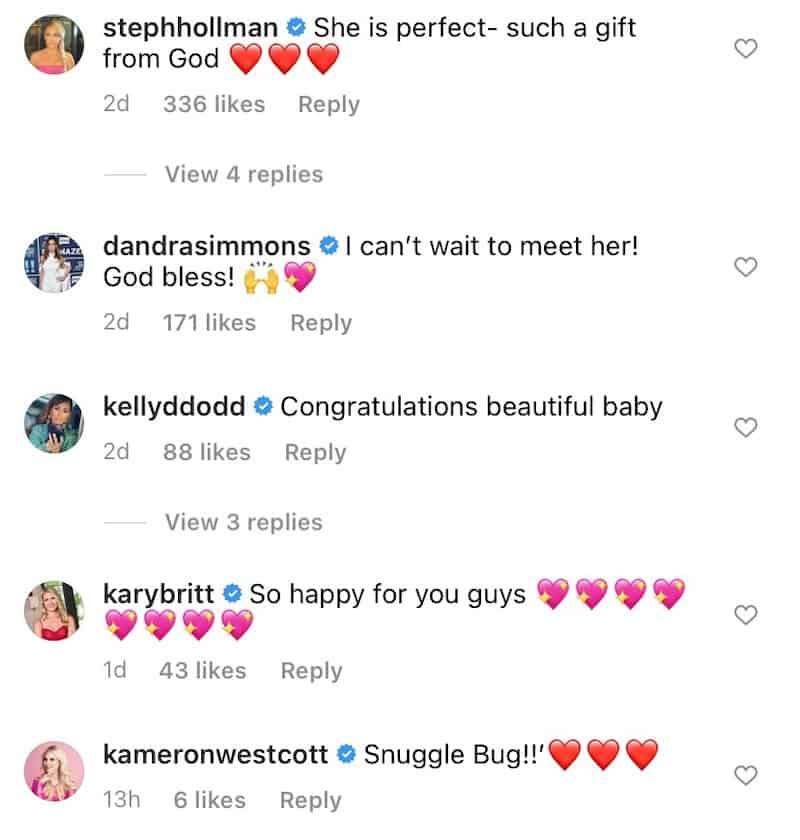 RHOD Cast Reacts to Brandi Redmond's Daughter's Arrival