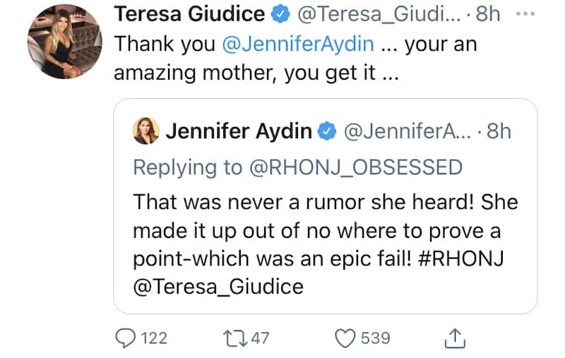 RHONJ Teresa Giudice Shades Jackie Goldschneider's Parenting After Gia Rumor