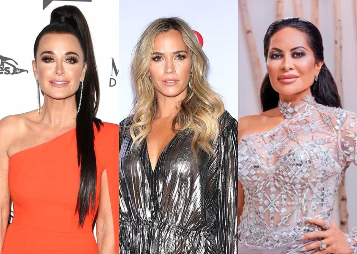 RHOBH's Kyle Richards and Teddi Mellencamp joke shady jokes about Jen Shah's legal drama when chaos erupted during the federal court hearing over the RHOSLC Star fraud and money laundering case
