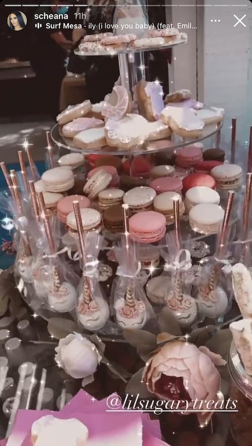 Vanderpump Rules Scheana Shay Baby Shower Treats