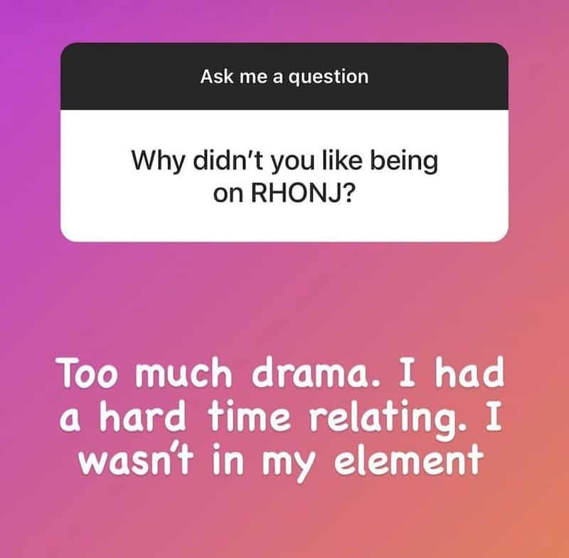 Michelle Pais Claims RHONJ Was Too Much Drama