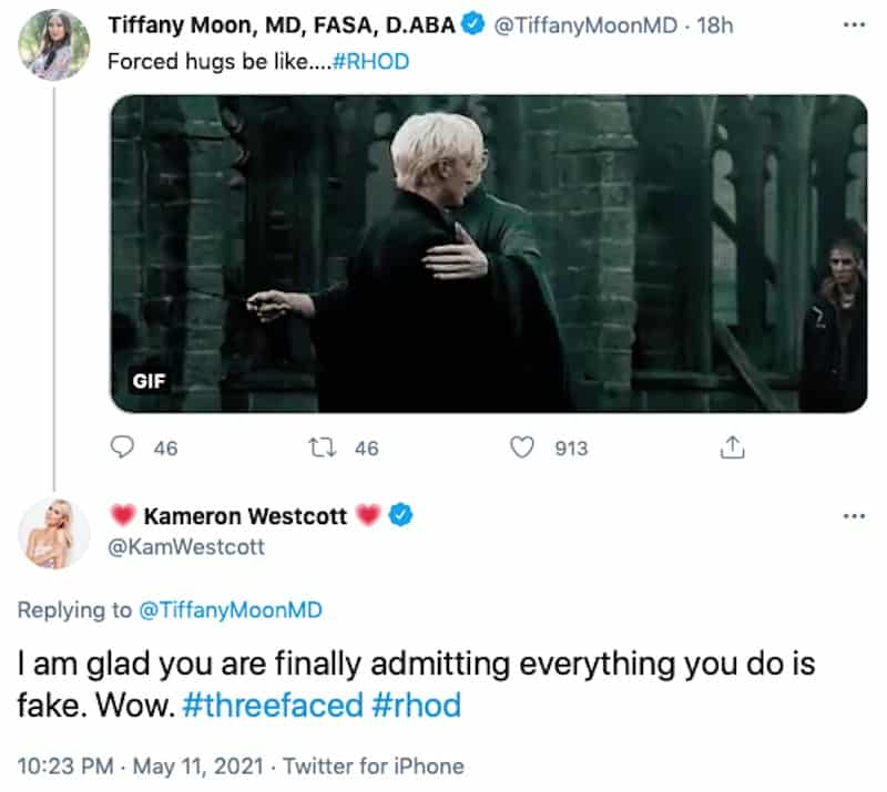 RHOD Kameron Westcott Slams Tiffany Moon as Fake