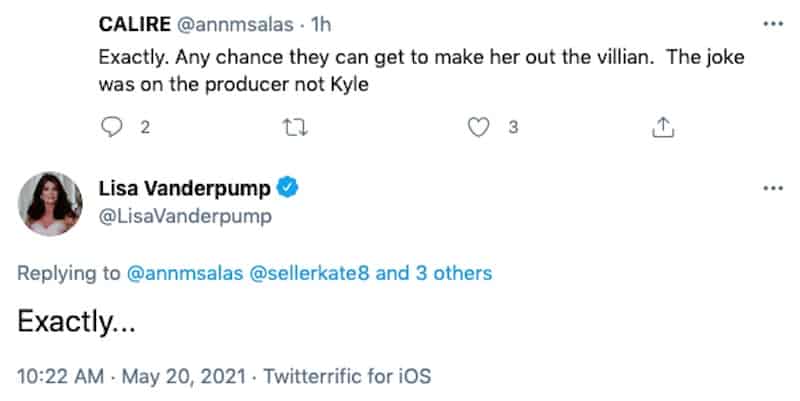 RHOBH Lisa Vanderpump Accuses Kyle Richards of Making Her a Villain