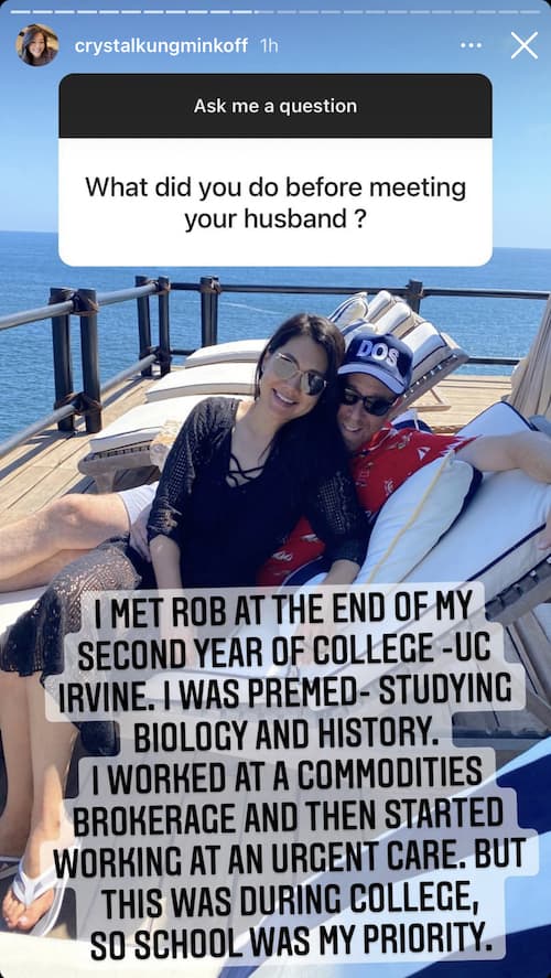 RHOBH Crystal Kung-Minkoff Reveals What She Did Before Marriage