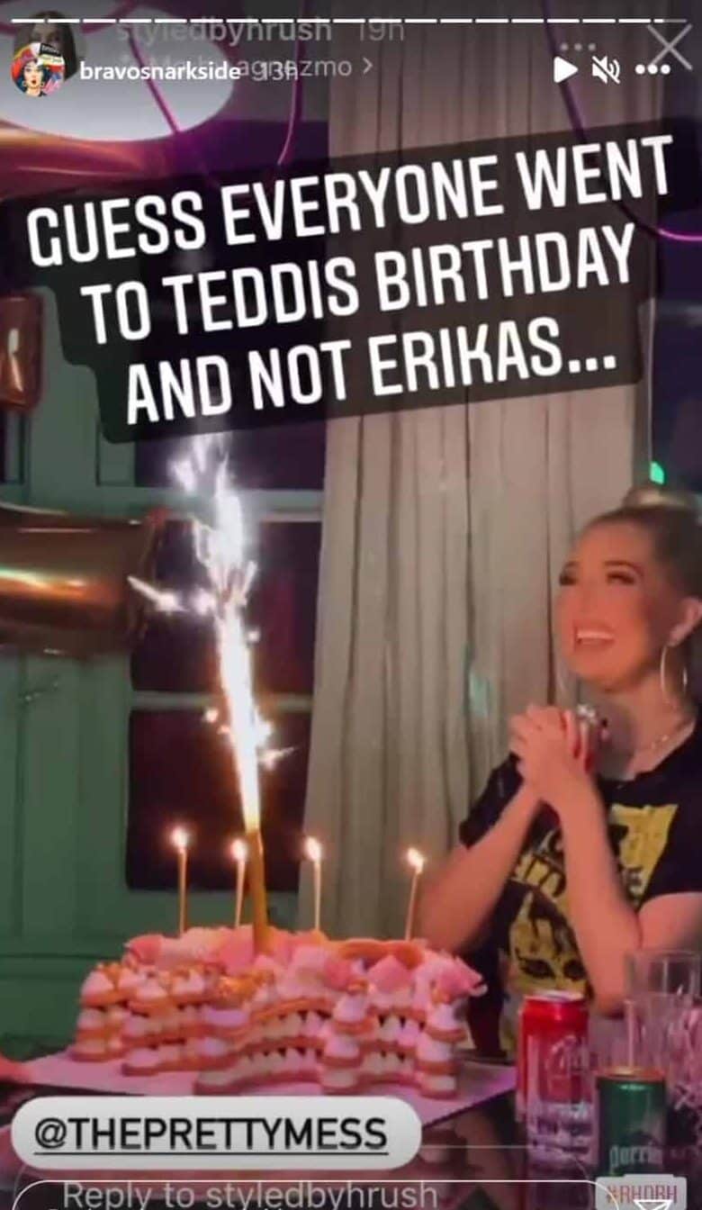 Photos Erika Jayne Marks 50th Birthday With Intimate Party Rhobh Star Wants Fans To Know She