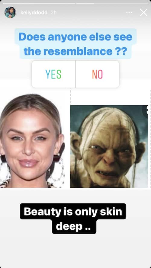 RHOC Kelly Dodd Compares Lala Kent to a Hobbit in Instagram Diss