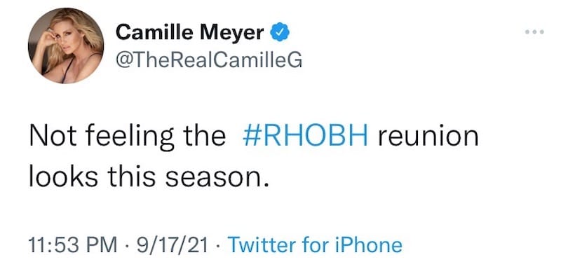 camille grammer doesn't like rhobh reunion looks