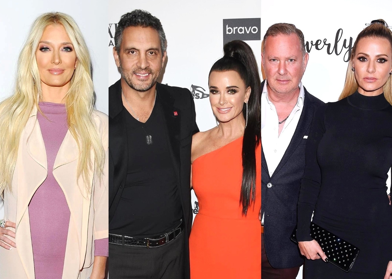 RHOBH's Erika Jayne Reacts to Heckling of Kyle, Mauricio, Dorit, and PK, Explains Not Hiring "Crisis Management" and Claps Back at Fan Who Suggests She Return to Strip Club