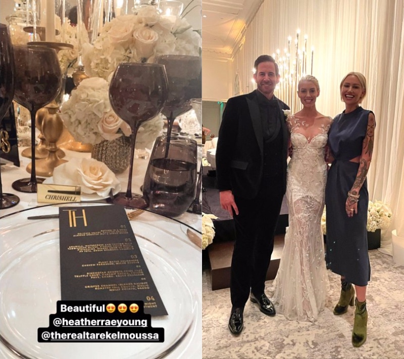 Photos Tarek El Moussa And Heather Rae Young Get Married See Wedding Pics Plus Selling Sunset Cast 3625